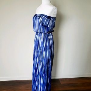 WHBM Strapless maxi dress